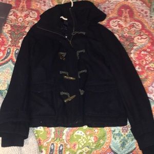 Delia’s navy blue winter jacket